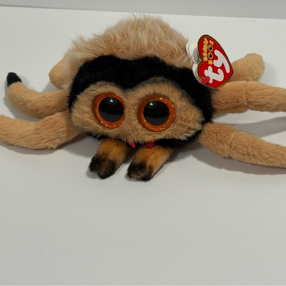 TY Beanie Boos Godfrey the spider spooky Halloween furry collectible beanie baby - Picture 1 of 11